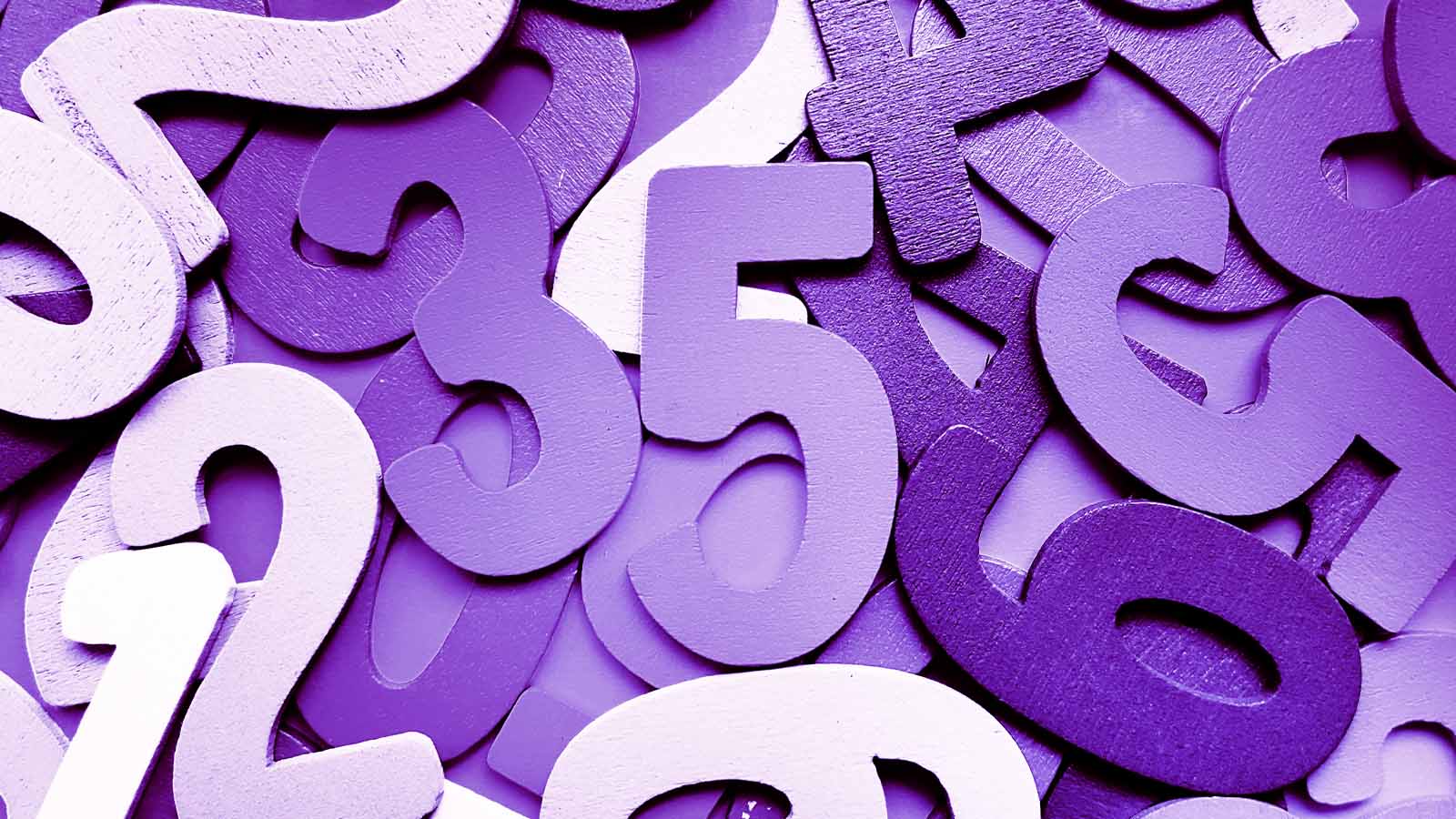 Background of numbers. from zero to nine.
