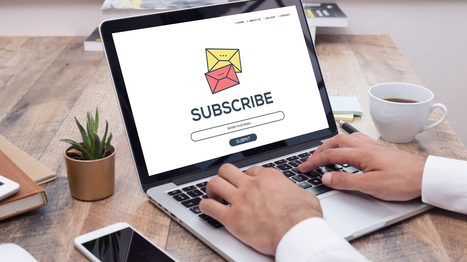 Subscribe form for newsletter