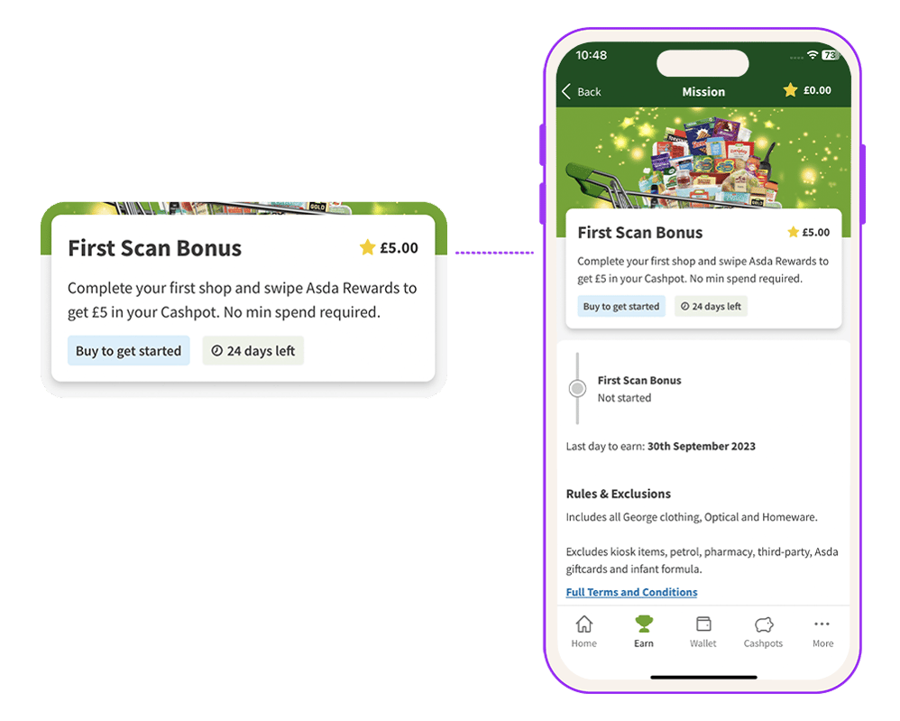 Asda Rewards Sign Up Bonus